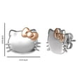 thumbnail image 4 of Hello Kitty Stud Earrings In 14K Gold, 4 of 5