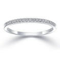 thumbnail image 2 of Round Cut Diamond Band in 14K Gold, 2 of 5