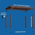 thumbnail image 9 of Backyard Discovery 14' x 10' Brockton Pergola with PowerPort, 9 of 9