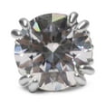 thumbnail image 3 of Swarovski Round Cut White Crystal Stilla Stud Earrings, 3 of 4