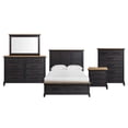 thumbnail image 1 of Society Den Johnshaven King Storage 3PC Bedroom Set in Espresso & Brown, 1 of 11