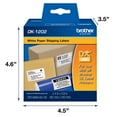 thumbnail image 5 of Brother Die-Cut Shipping Labels, 2.4" x 3.9", White, 300 Labels/Roll, 5 of 5