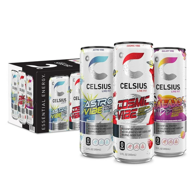 Celsius Space Vibe Variety Pack 12 fl. oz., 18 pk.