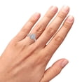 thumbnail image 4 of 1.20 CT.T.W. Oval Round Diamond Bridal Ring in 14K White Gold, 4 of 5