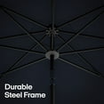 thumbnail image 6 of Above 9' Patio Market Umbrella OneClick Gen2 with Push Button Tilt, 6 of 9