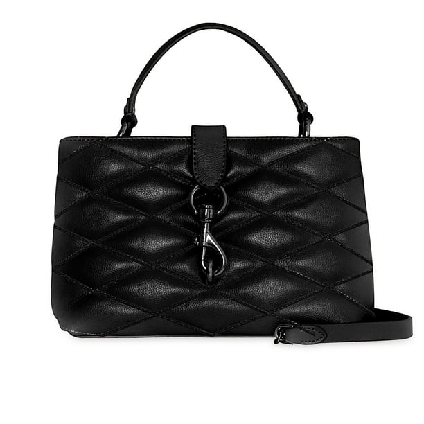 Rebecca Minkoff Edie Top Handle Satchel with Diamond Quilt
