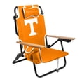 thumbnail image 1 of Logo Brands Tennessee Volunteers Reclining Beach Chair, 1 of 6
