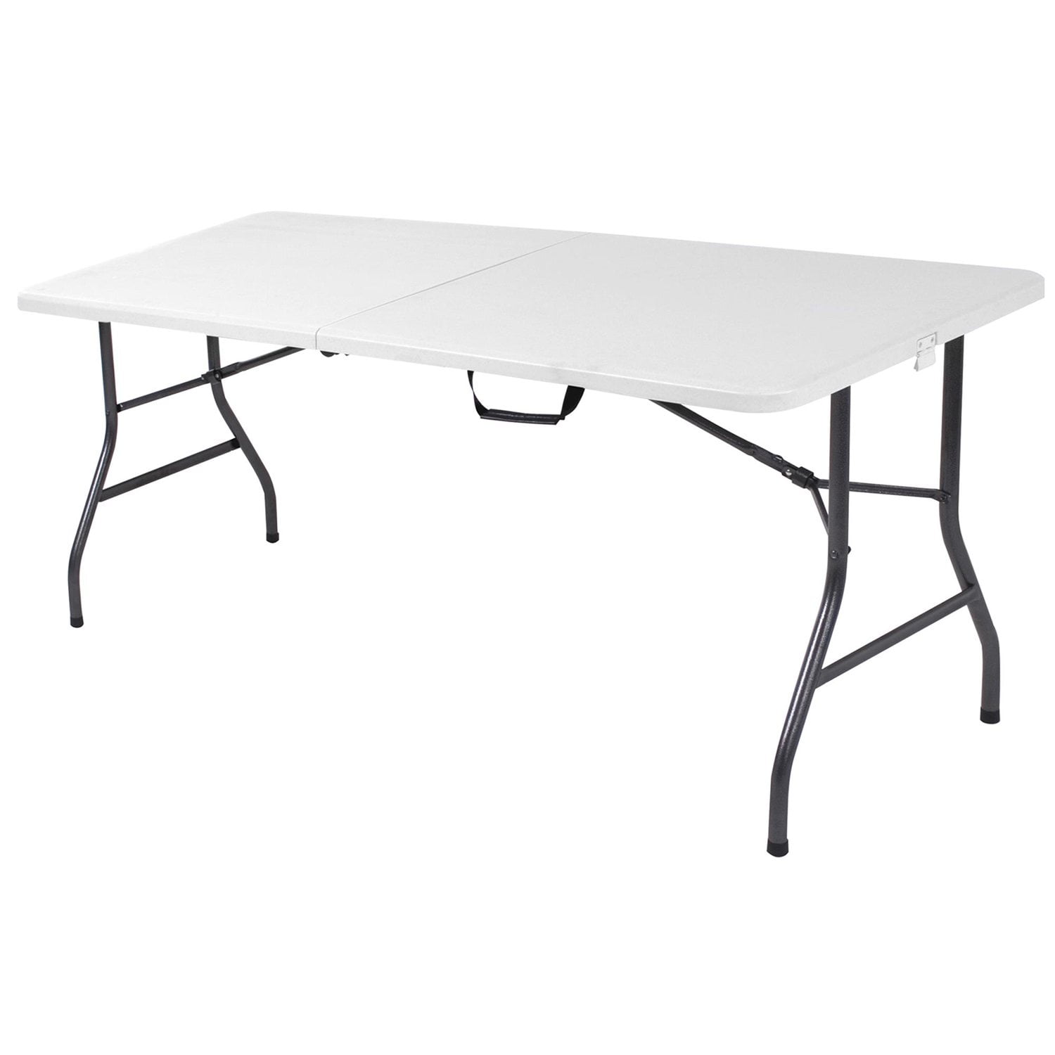 Cosco Deluxe 6' x 30" Fold-in-Half Blow Molded Folding Table
