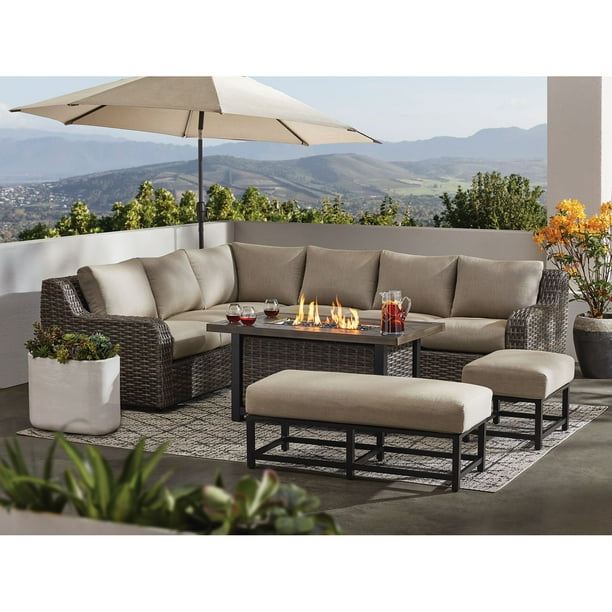 Member's Mark Athena Sectional with Sunbrella Fabric, 7pc