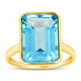 thumbnail image 1 of Emerald Shaped Ring in 14K Yellow Gold, 1 of 7