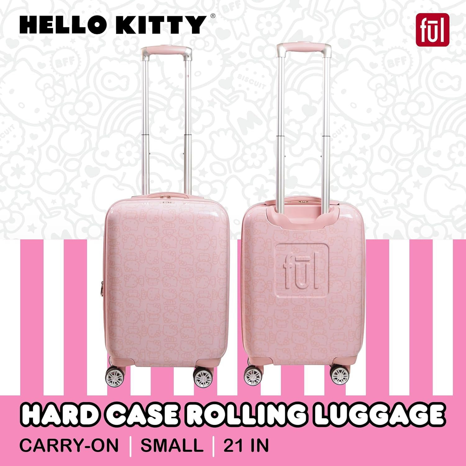 Hello Kitty Rolling Luggage - Thumbnail 3