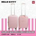 thumbnail image 2 of Hello Kitty 21" Rolling Luggage, Hardshell Carry On Suitcase with Spinner Wheels, Assorted Colors, 2 of 7
