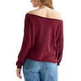 thumbnail image 5 of Aeropostale Women's Off-The-Shoulder Sweater, 5 of 6