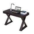 thumbnail image 8 of Techni Mobili Trendy Writing Desk with Drawer, Espresso, 8 of 8