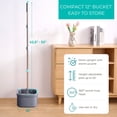 thumbnail image 7 of True & Tidy SPIN-800 TrueClean Mop and Bucket System, 7 of 17