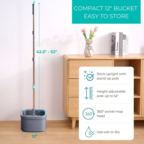 True & Tidy SPIN-800 TrueClean Mop and Bucket System - Samsclub.com