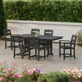 thumbnail image 1 of POLYWOOD Gulf Shores Farmhouse Trestle Dining Set, 7pc, 1 of 11
