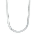 thumbnail image 1 of Italian Sterling Silver Herringbone Chain Necklace, 1 of 7