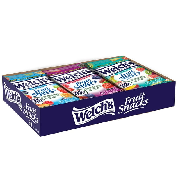 Welch's Fruit Snacks Variety Pack, 20