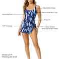 thumbnail image 4 of Anne Cole Wrap Tie Swim Dress, 4 of 5