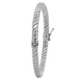thumbnail image 2 of Italian Twisted Bangle in Sterling Silver, 2 of 8