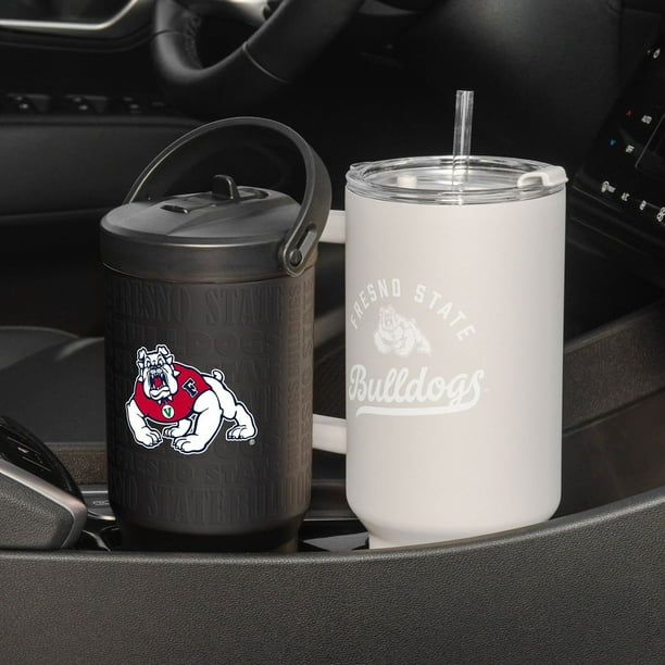 Logo Brands Fresno State Bulldogs Stainless Steel Tumbler Set