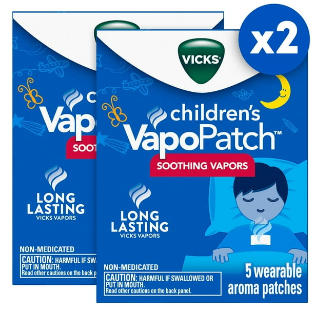 Vicks VapoPatch with Long Lasting Soothing Vicks Vapors for Children (5  ct., 2 pk.) - Samsclub.com