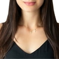 thumbnail image 2 of 14K Yellow Gold Lady of Guadalupe and Cross Necklace, 16", 2 of 3