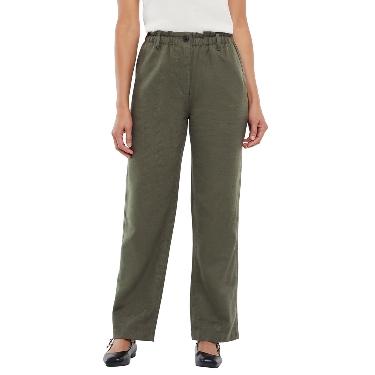 パンツ THE EASY SLACKS WIDE (ECRUGE) 46 パンツ THE EASY SLACKS WIDE (ECRUGE) 46 パンツ THE EASY