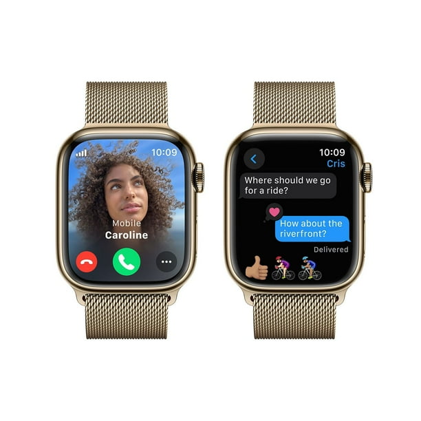 Apple Watch Series 9 GPS + Cellular 41mm Stainless Steel Blood