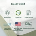 thumbnail image 4 of ZINUS Night Therapy 12” Cooling Memory Foam Mattress Set with Antimicrobial Cover - Available in Twin, Full, Queen, King, 4 of 13