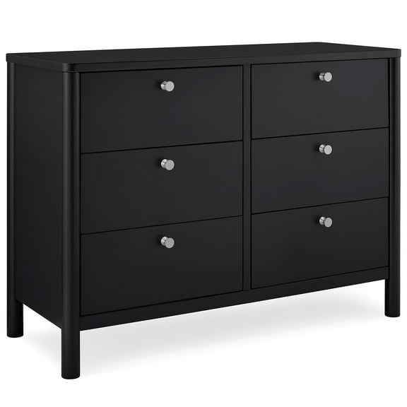 Delta Children Brooks 6 Drawer Dresser with Interlocking Drawers, Choose Color