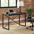 thumbnail image 3 of Bennett Industrial Style Writing Desk with Metal Frame, Assorted Colors, 3 of 8
