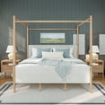 thumbnail image 2 of Charlotte Queen Canopy  Bed, Blonde, 2 of 11