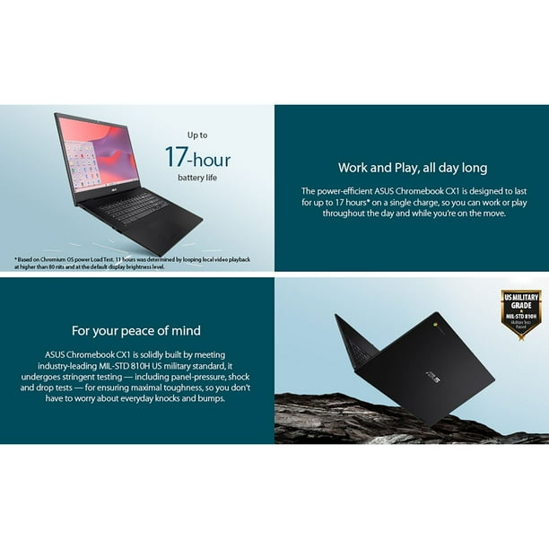 ASUS Chromebook CX1, 17.3