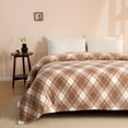 thumbnail image 2 of Yellowstone Dutton Plaid 106" x 94" Queen/King Cloud Blanket, 2 of 6