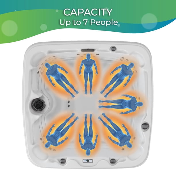 Lifesmart LS700DX 7-Person 90-Jet Spa with Waterfall - Samsclub.com