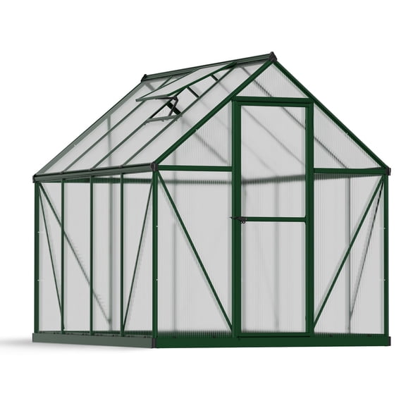 Palram - Canopia Mythos 6' x 8' Greenhouse, Green