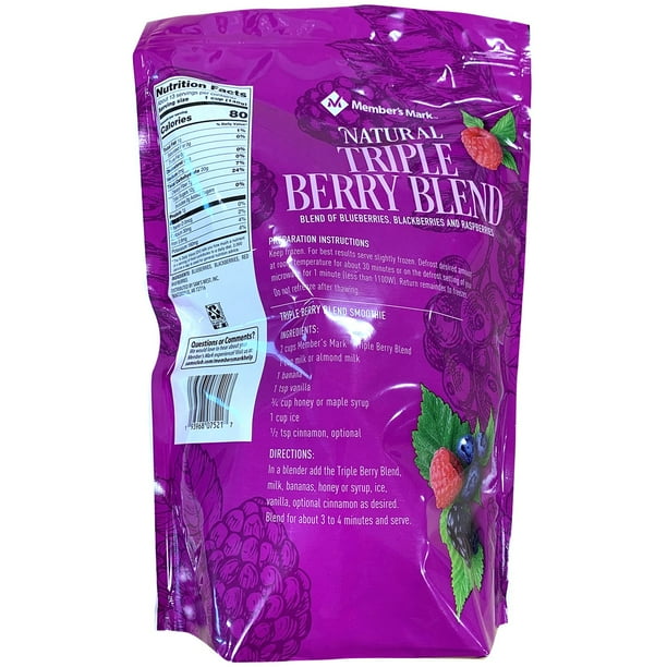 Member's Mark Triple Berry Blend, Frozen, 64 oz. - Samsclub.com