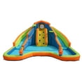 thumbnail image 1 of BANZAI Adventure Club Giant Inflatable Water Park Play Center with 2 Water Slides & Climbing Wall, 1 of 13