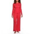 thumbnail image 1 of Loft Women's 2-Piece Henley Pointelle Pajama Set, 1 of 6