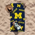 thumbnail image 2 of Logo Brands Michigan Wolverines 38"x72" Beach Towel, 2 of 6