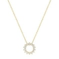 thumbnail image 2 of 0.50 CT. T.W. Round Cut Open Circle Diamond Pendant Necklace in 14K Gold, 2 of 4