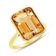 thumbnail image 2 of Emerald Shaped Ring in 14K Yellow Gold, 2 of 7