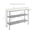 thumbnail image 6 of Crosley Furniture Madeleine Console Sofa Table, Black/White, 6 of 12
