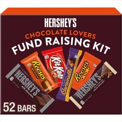 Hershey's Chocolate Lovers Full Size Candy Bars, 52 pk