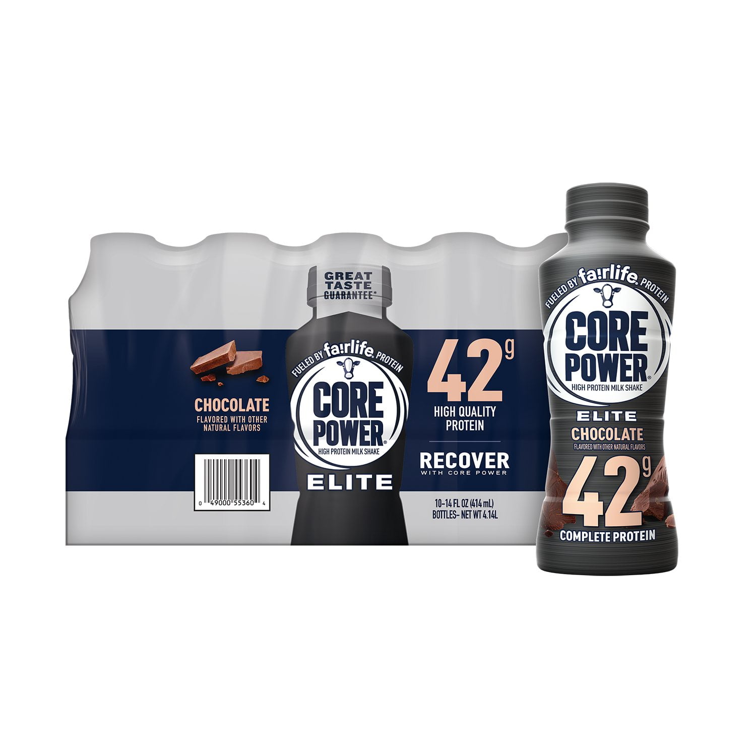 Fairlife, Protein Milk Shakes, Core Power, 26 G Protein Milk Shakes Strawberry Banana 14 Oz 12 Pack