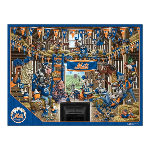 YouTheFan MLB 500 pc. Barnyard Fans Puzzle, Assorted Teams