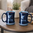 thumbnail image 5 of Logo Brands Memphis Grizzlies 14oz Relief Mug Set, 5 of 5