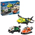 thumbnail image 1 of LEGO City Airplane, Service Truck & Hovercraft Remix Building Set, 990 pc., 1 of 6